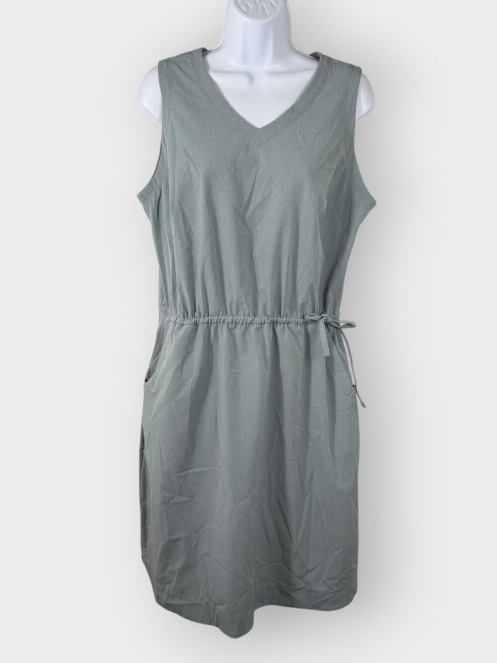 Duluth Trading Co Breezeshooter Dress | M | Sage | Outdoors Travel Active
